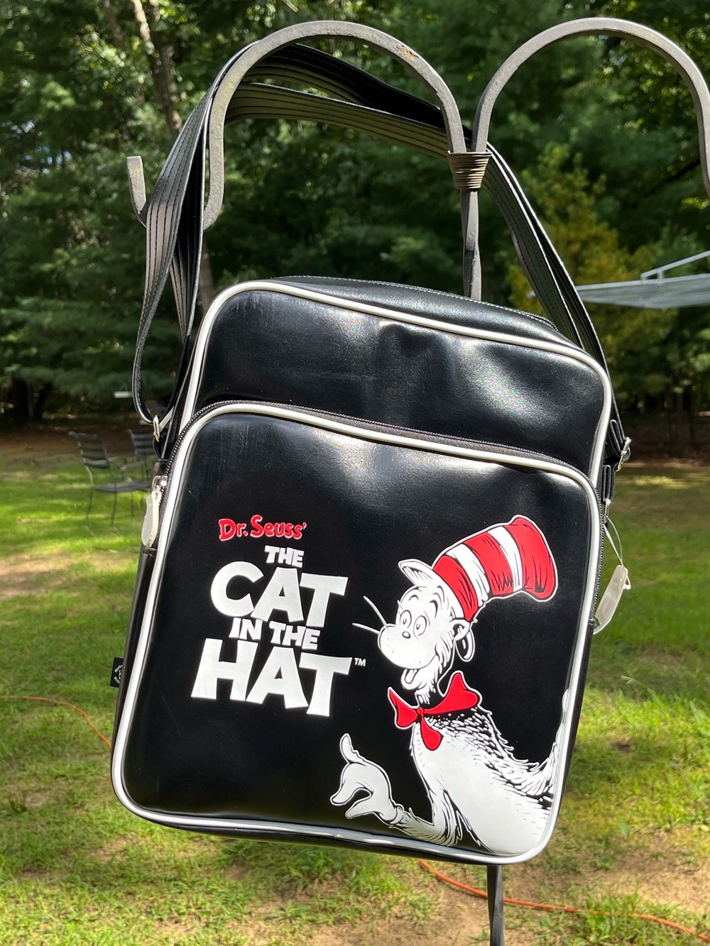 2003 Dr. Seuss Cat In The Hat Vinyl Shoulder Messenger Bag Merch Pack Teacher